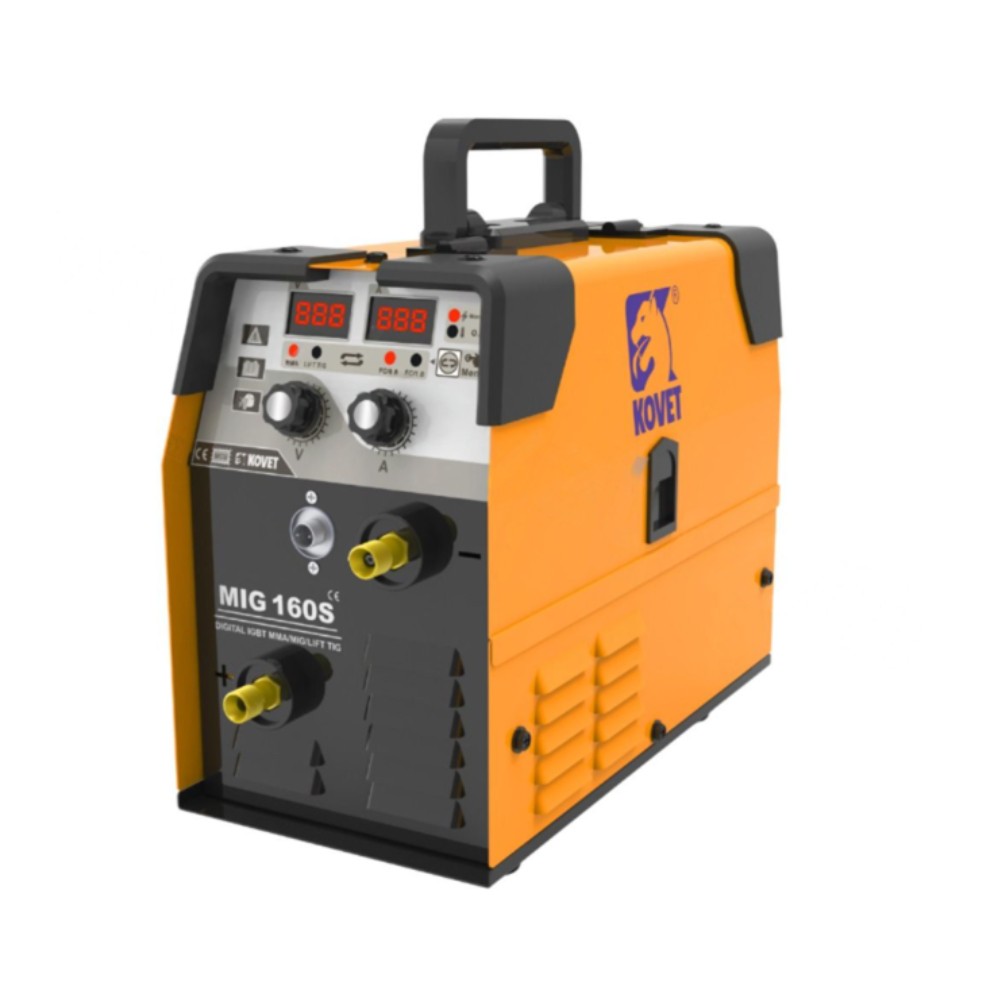 เครื่องเชื่อม&nbsp;MIG KOVET 160S 4 Plus  120A   ไฟ 2&nbsp;สาย พร้อมอุปกรณ์มาตรฐาน