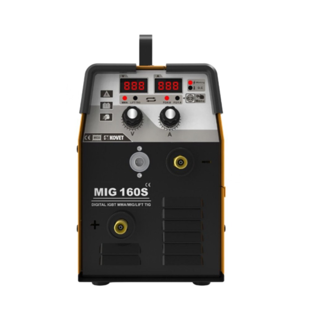 เครื่องเชื่อม&nbsp;MIG KOVET 160S 4 Plus  120A   ไฟ 2&nbsp;สาย พร้อมอุปกรณ์มาตรฐาน