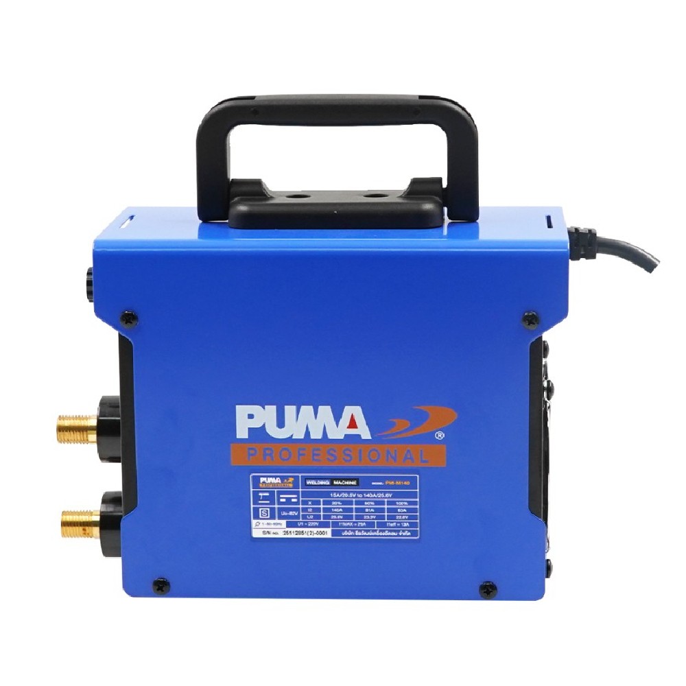 เครื่องเชื่อม Inverter MMA PUMA 140A PM M140 ขนาด 140 แอมป์ ระบบ Arc Start