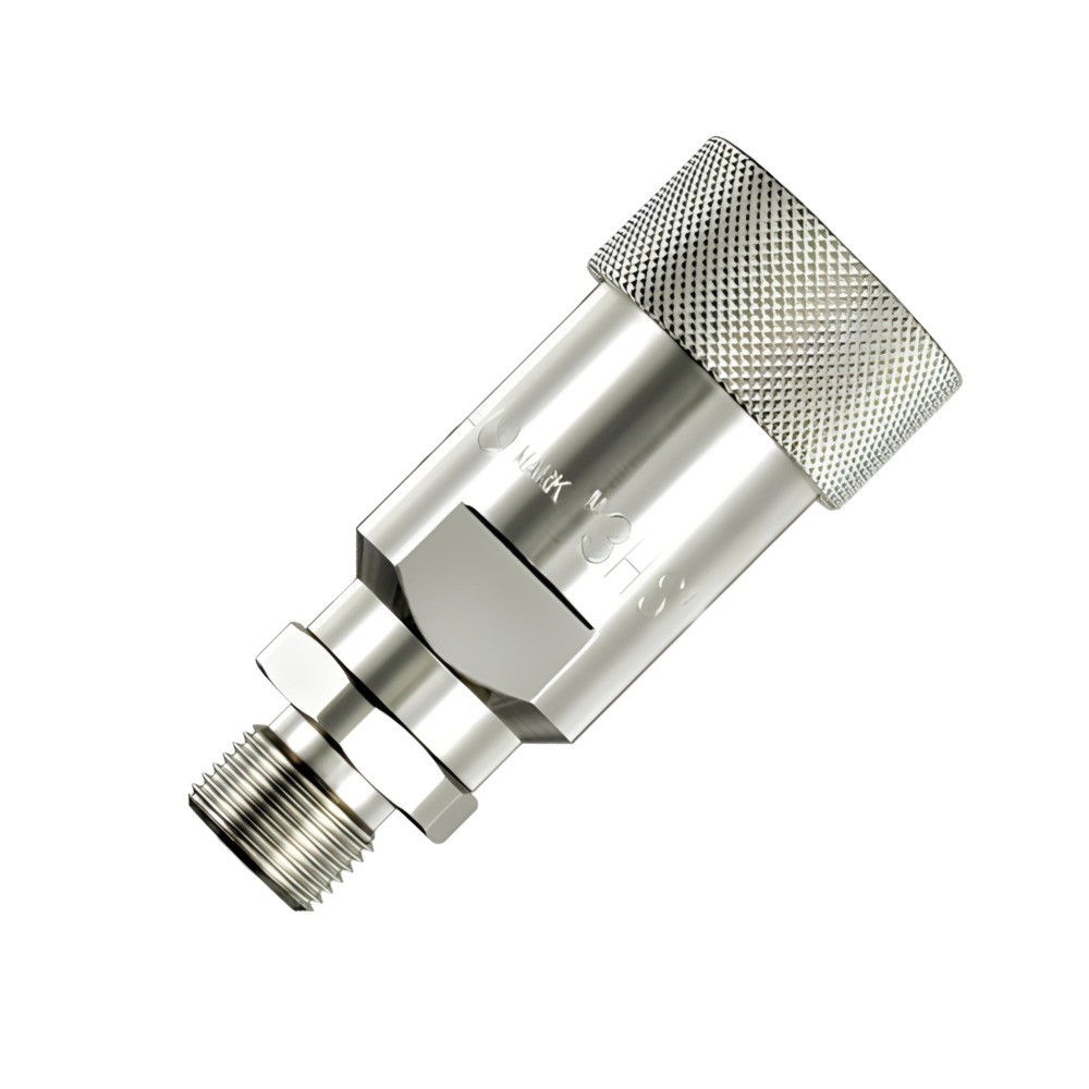 ข้อต่อคอปเปอร์เหล็กกล้า NITTO KOHKI 6HS R STEEL NBR เกลียวนอกไฮดรอลิก