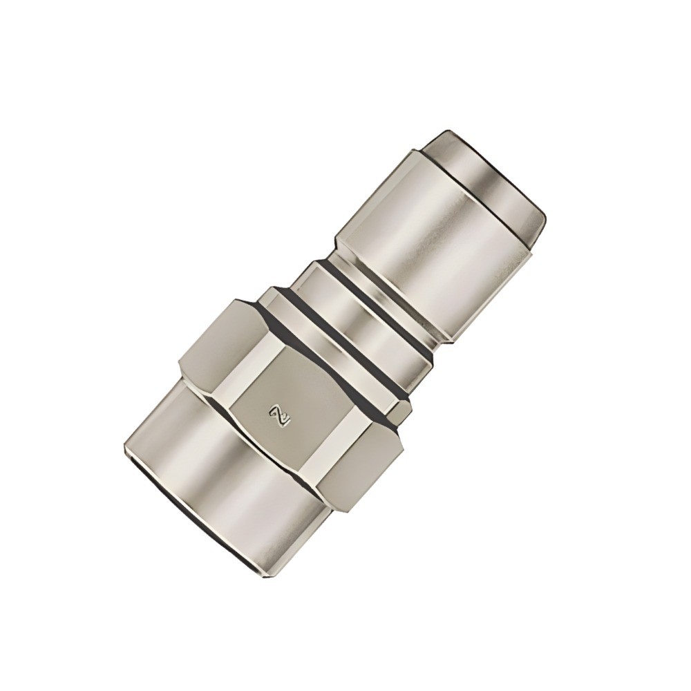 ข้อต่อคอปเปอร์เหล็กกล้า NITTO KOHKI 350 4P STEEL FKM ขนาด R1 2 นิ้ว แบบลดการรั่วไหล