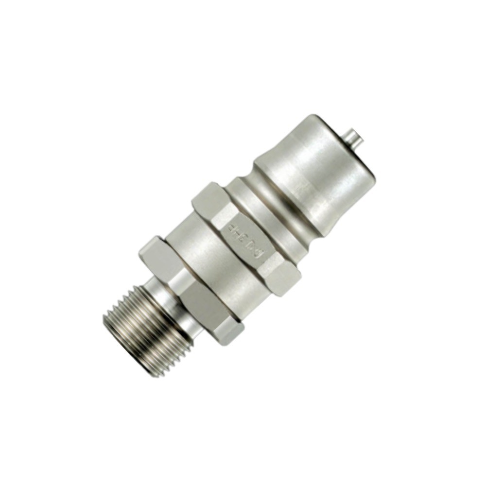 ข้อต่อสวมเร็วลม NITTO KOHKI 6HP GS STEEL NBR เกลียวตัวผู้ G3 4 ทนแรงสั่นสะเทือน