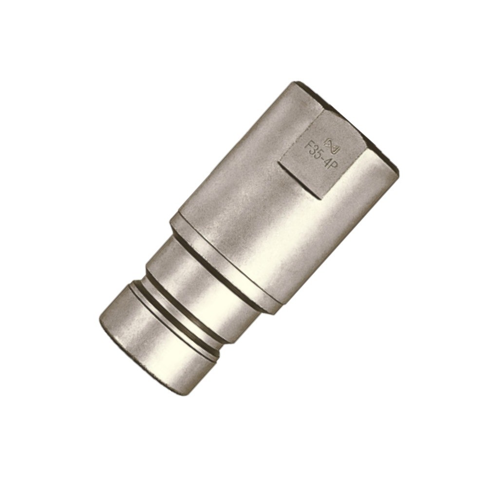 ข้อต่อสวมเร็วไฮดรอลิค NITTO KOHKI F35 2P STEEL FKM แบบพื้นผิวเรียบ