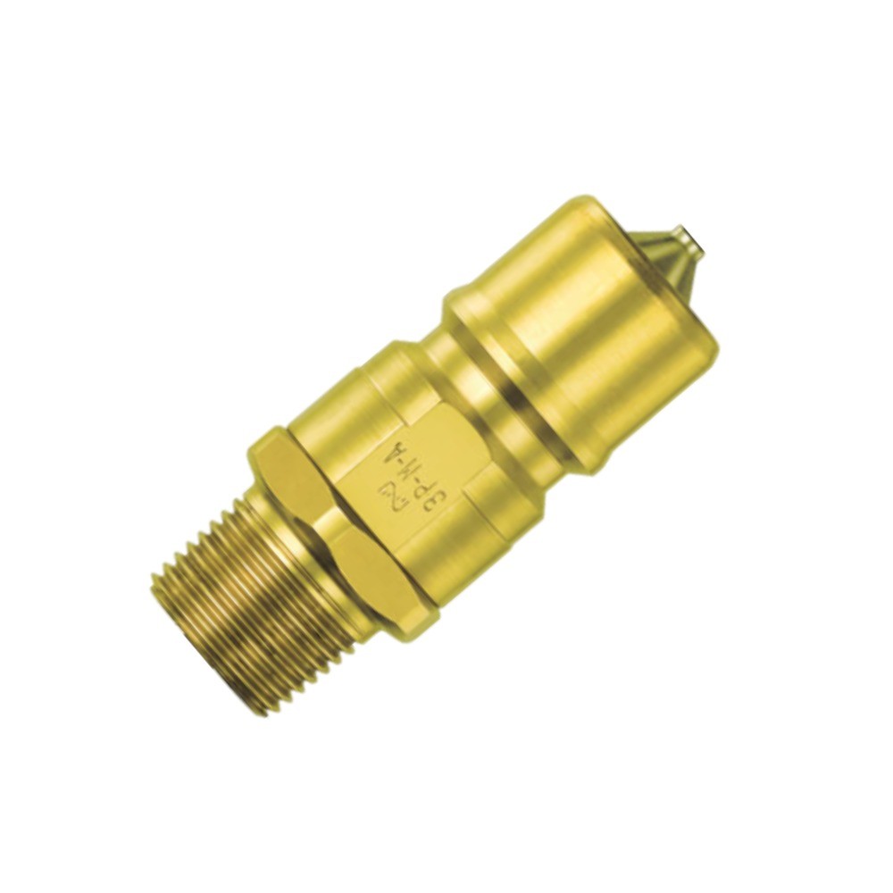 ข้อต่อสวมเร็วทองเหลือง NITTO KOHKI 4P M A BRASS FKM รุ่นไหลสูง