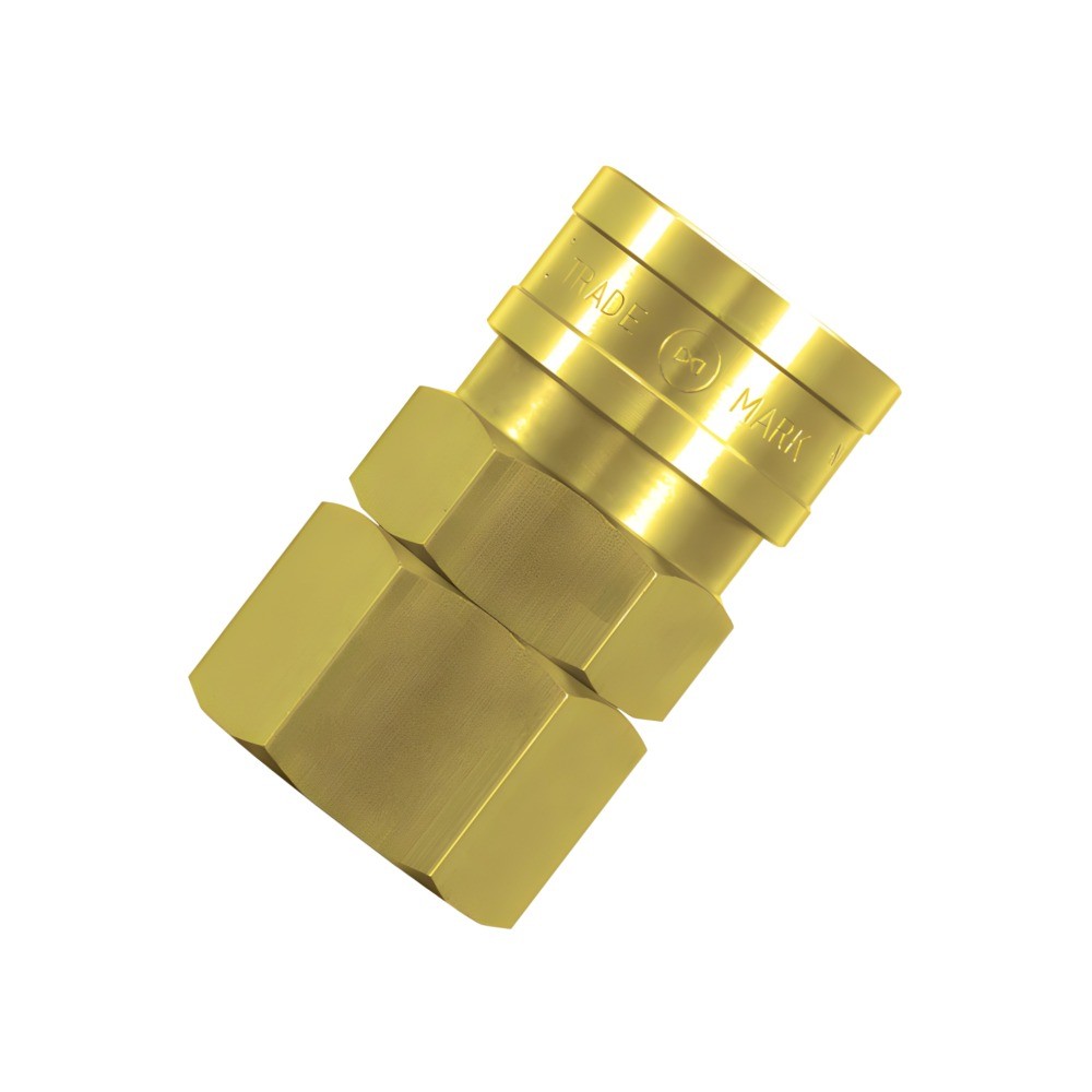 ข้อต่อสวมเร็วทองเหลือง NITTO KOHKI 113 2636 แรงดันสูงพร้อมซีลไนไตรล์