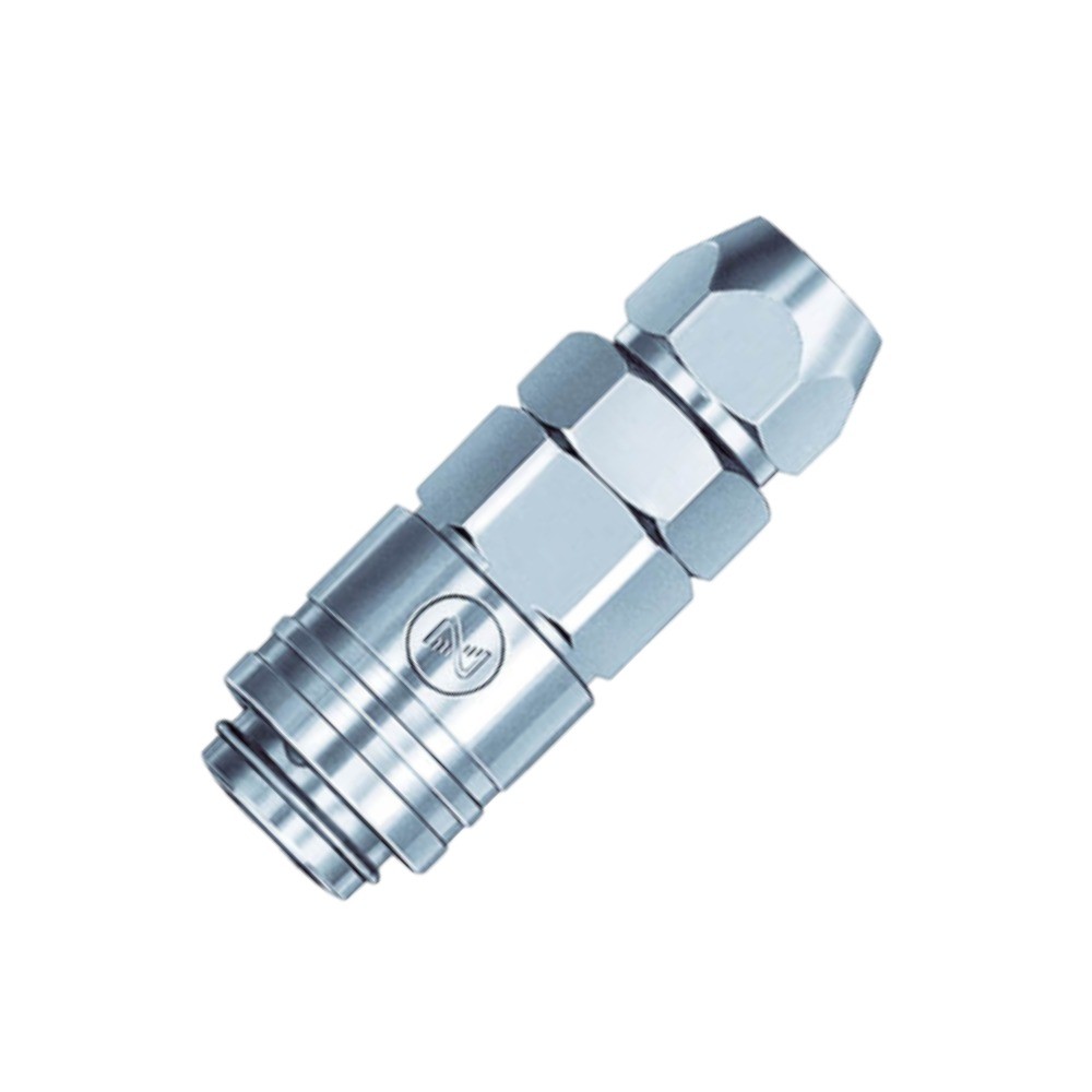 ข้อต่อสวมเร็วทองเหลือง NITTO KOHKI MS 40SN ขนาด 4x6 มม  รุ่นกะทัดรัด