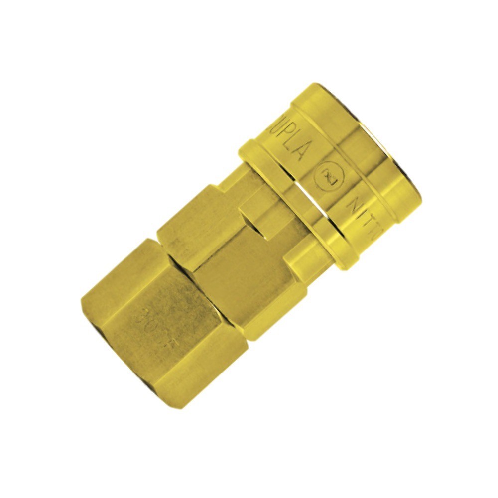ข้อต่อคอปเปอร์ทองเหลือง NITTO KOHKI 20SF BRASS NBR ซีลยางไนไตรล์