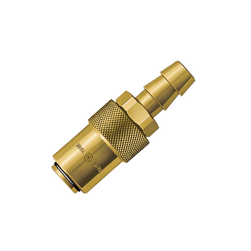 ข้อต่อแม่พิมพ์ทองเหลือง NITTO KOHKI รุ่น K 02SH BRASS FKM ปลอกยาวใช้งานเร็ว