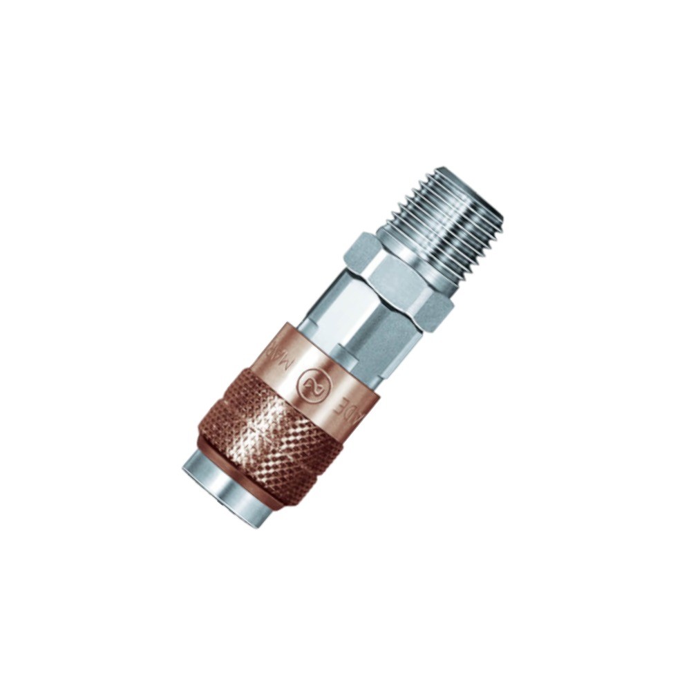 ข้อต่อมินิค็อก NITTO KOHKI CC33SM สำหรับก๊าซเชื้อเพลิง ชุบโครเมียม