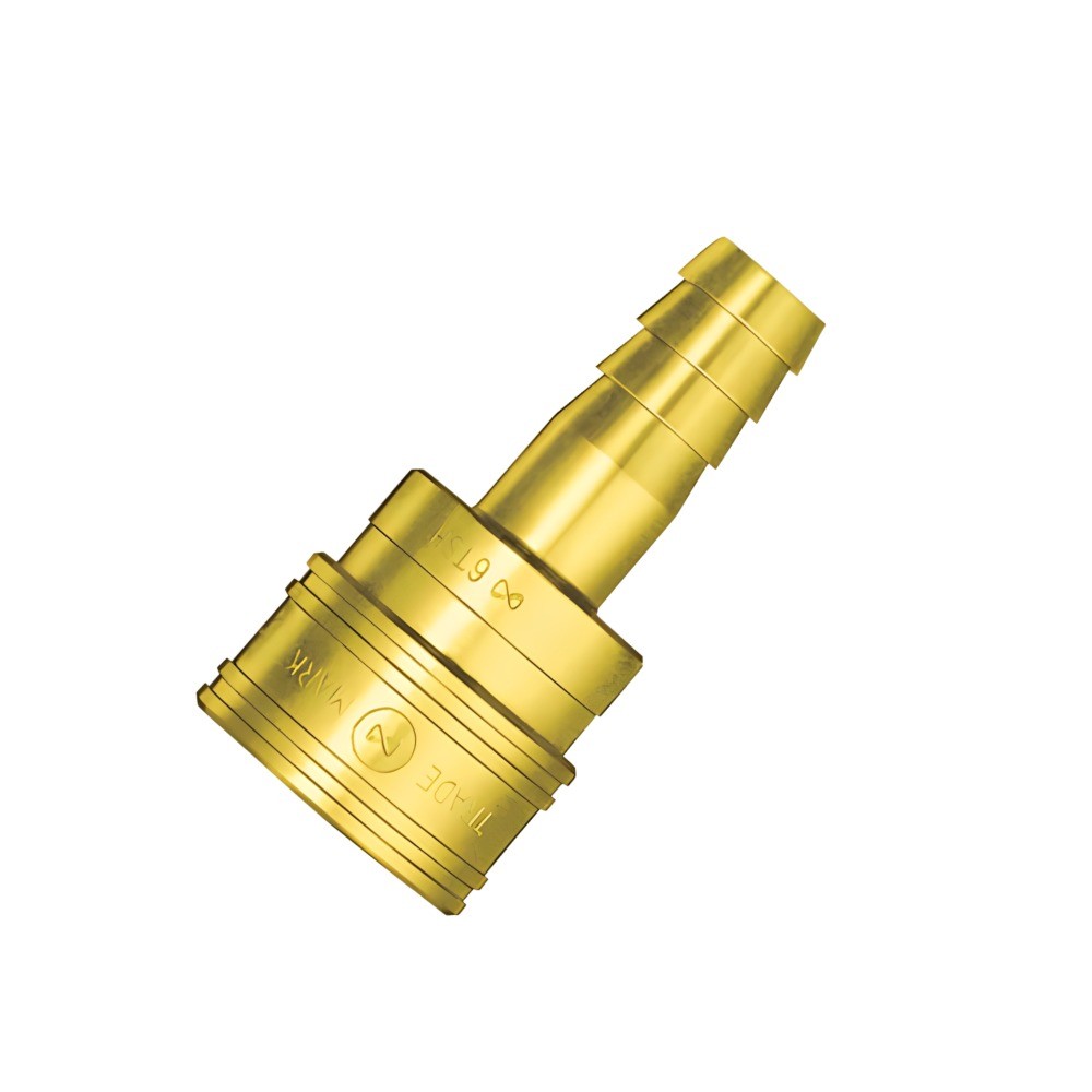 ข้อต่อคอปเปอร์ทองเหลือง NITTO KOHKI 1TSH BRASS NBR สำหรับสายยาง 1 8 นิ้ว