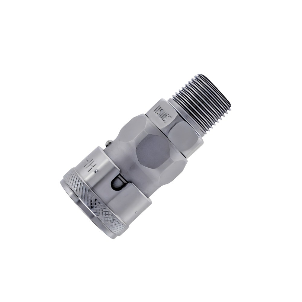 ข้อต่อสวมเร็วลมเหล็ก NITTO KOHKI 40SM BL พร้อมกลไกล็อกนิรภัย เกลียวใน Rc1 2