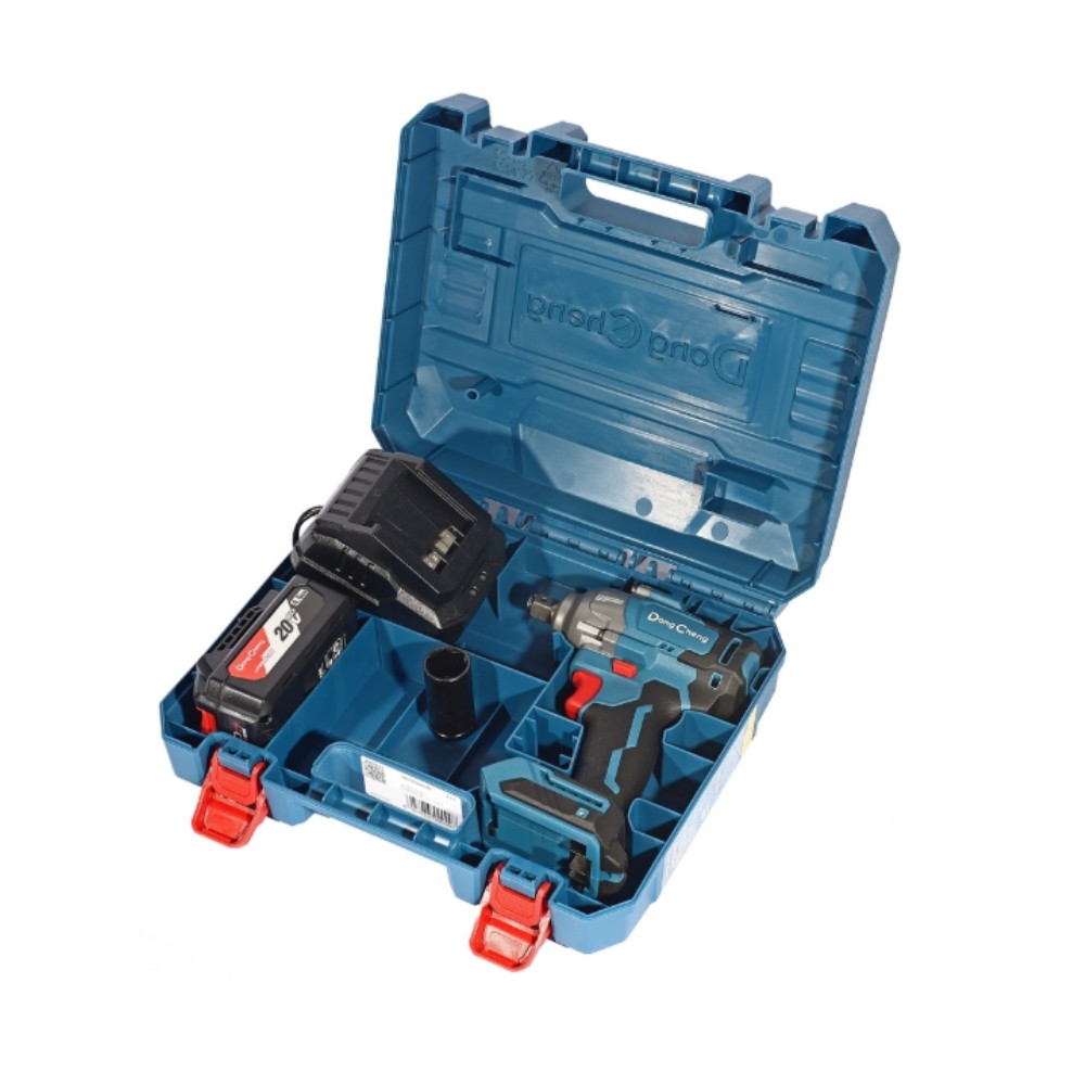 บล็อกกระแทกไร้สาย DONG CHENG DCPB488 ขนาด 1 2 นิ้ว 20V  BL Motor 488 Nm  พร้อมแบต 4 0Ah x  1 ก้อน     แท่นชาร์จ