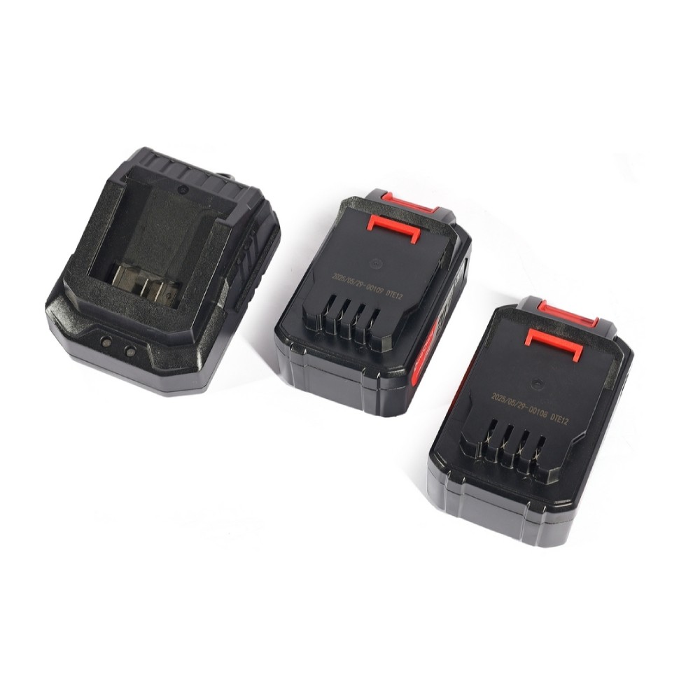 เครื่องย้ำสายไฟไฮดรอลิกไร้สาย DONG CHENG DCYH400 EM 20V   ชุดแบตเตอรี่ 4 0Ah x 2 