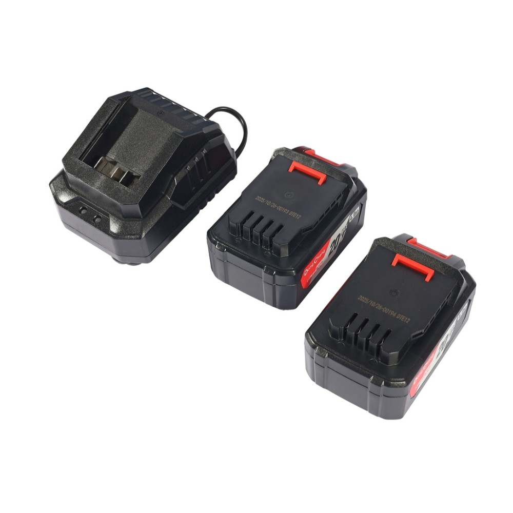 สว่านกระแทกไร้สาย DONG CHENG DCJZ2040I13 EM 20V  BL Motor 45 Nm  พร้อมแบต 4 0Ah x  2 ก้อน     แท่นชาร์จ