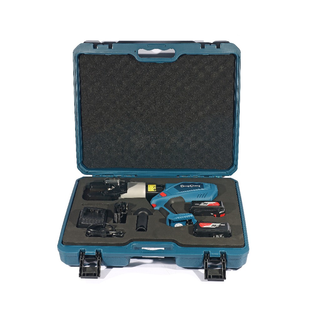 คีมตัดสายเคเบิ้ลไฮดรอลิกไร้สาย DONG CHENG DCYJ55 EM 20V   ชุดแบตเตอรี่ 4 0Ah x 2 