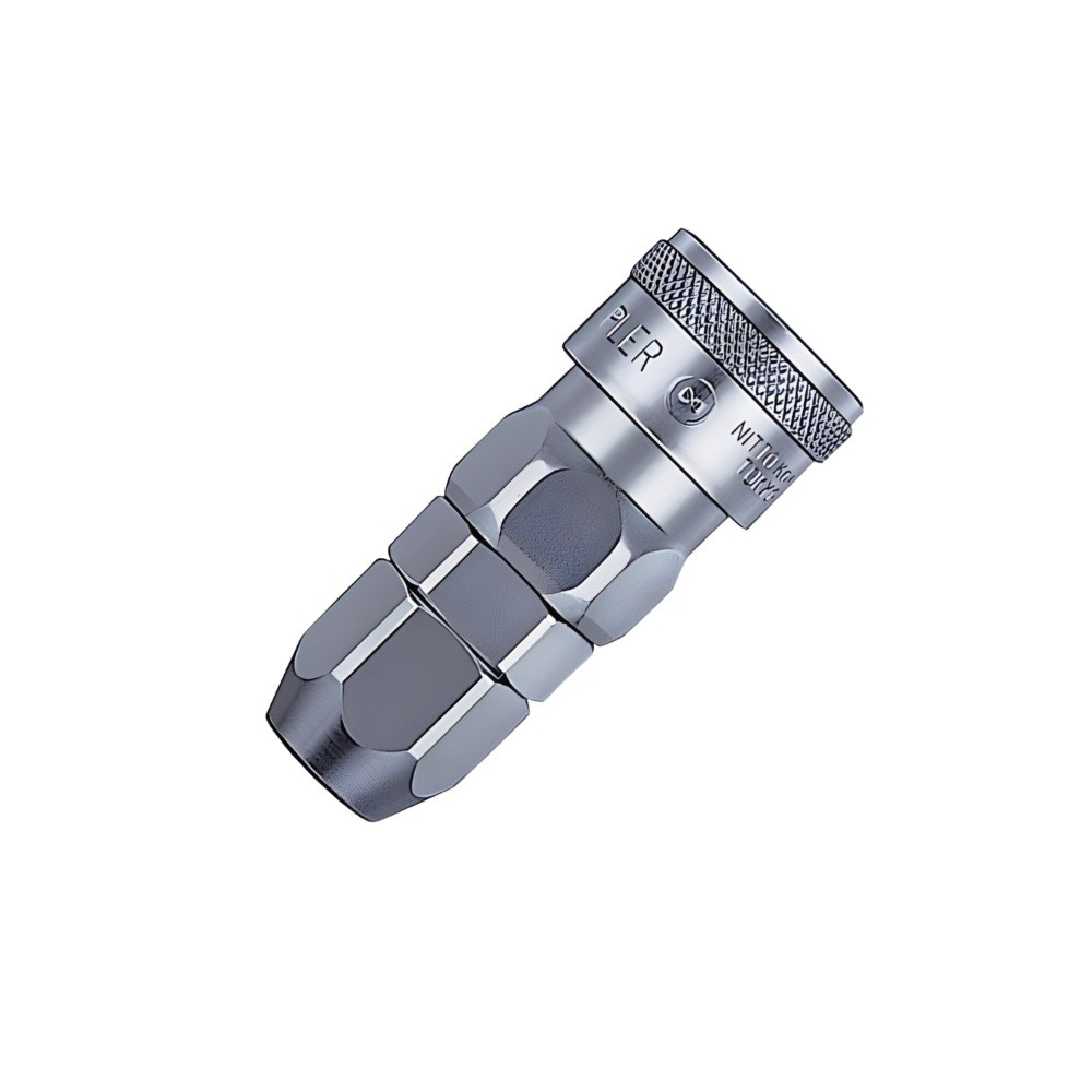 ข้อต่อสายลมเหล็ก NITTO KOHKI 65SN STEEL NBR รองรับสายยาง 6 5x10 มม 