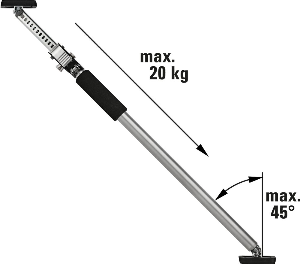 เสาค้ำฝ้าเพดาน BESSEY ST125 ปรับระดับได้ 750 1250 มม 