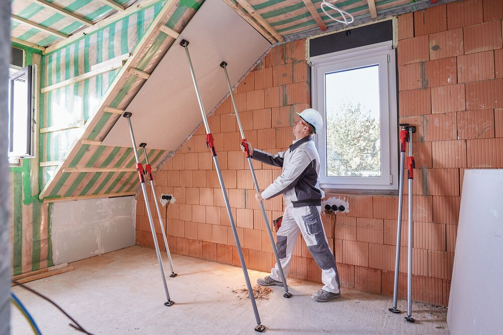 เสาค้ำฝ้าเพดาน BESSEY STE300 ปรับระดับได้ 1700 3000 มม 