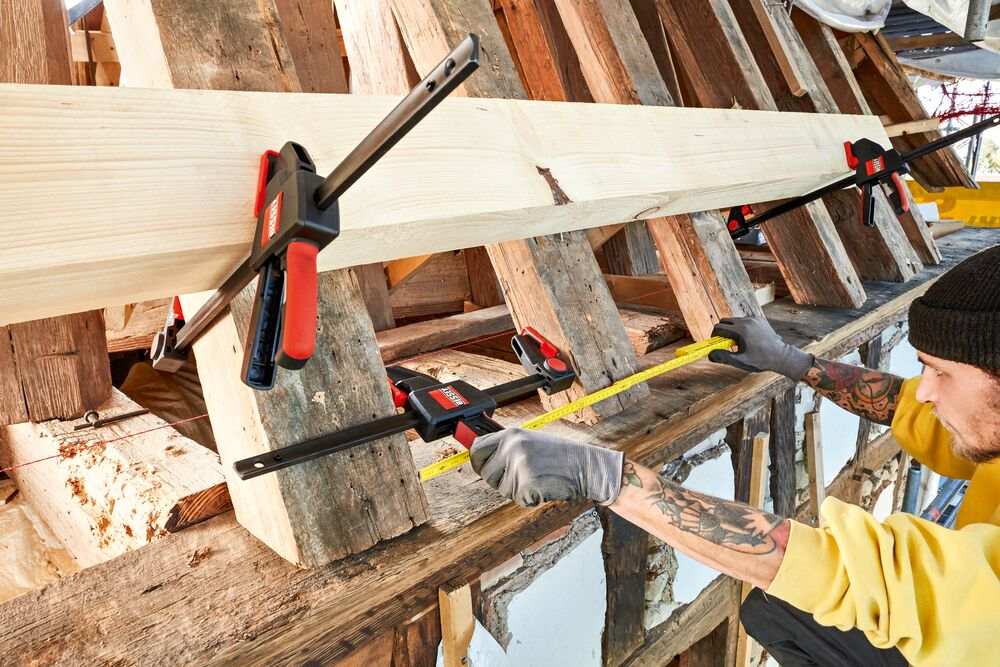 แคลมป์จับชิ้นงาน BESSEY EZL45 8 One handed clamp ขนาด 450 มม 