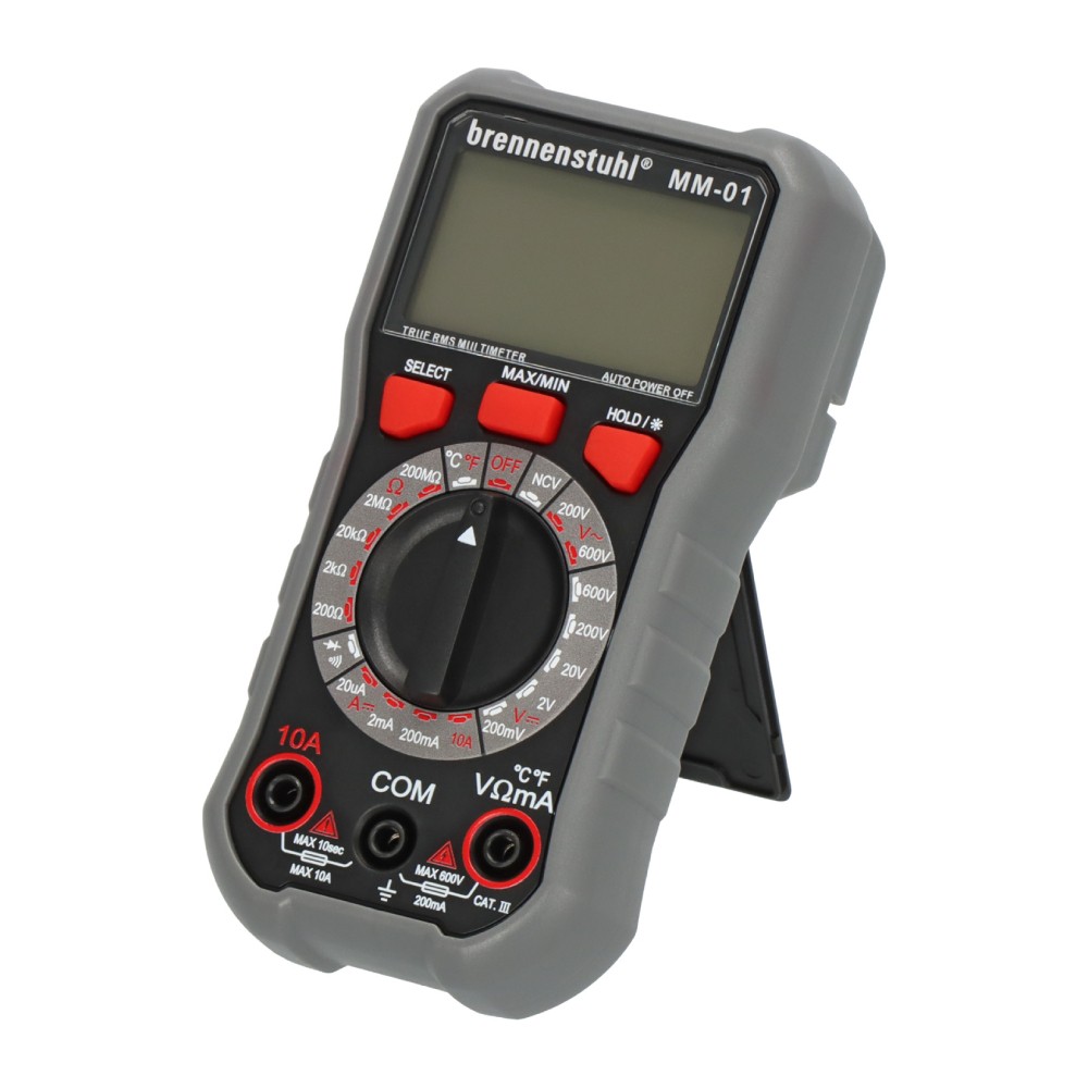 ดิจิตอลมัลติมิเตอร์ Brennenstuhl 1291900000 Multimeter MM 01