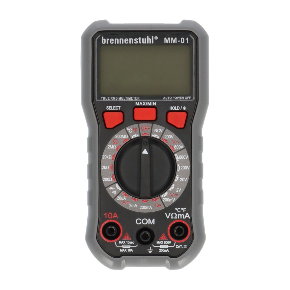 ดิจิตอลมัลติมิเตอร์ Brennenstuhl 1291900000 Multimeter MM 01