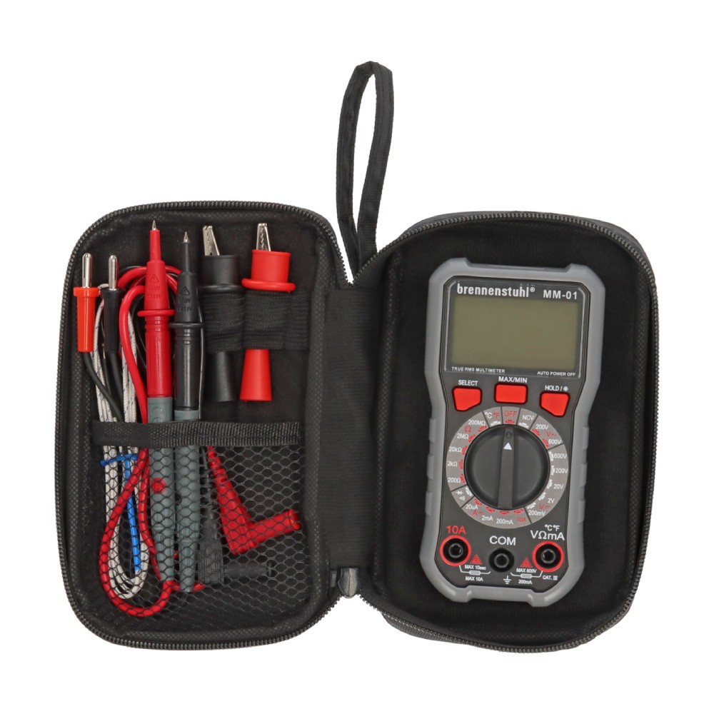 ดิจิตอลมัลติมิเตอร์ Brennenstuhl 1291900000 Multimeter MM 01