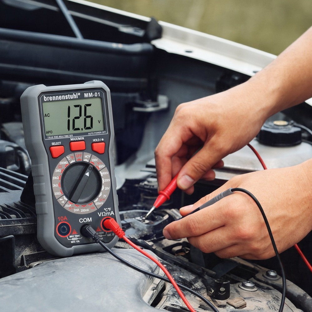 ดิจิตอลมัลติมิเตอร์ Brennenstuhl 1291900000 Multimeter MM 01