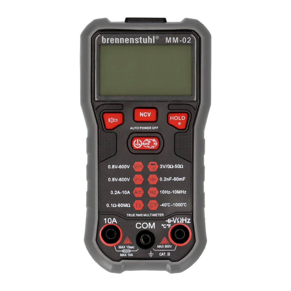 ดิจิตอลมัลติมิเตอร์ Brennenstuhl 1291900010 Multimeter MM 02