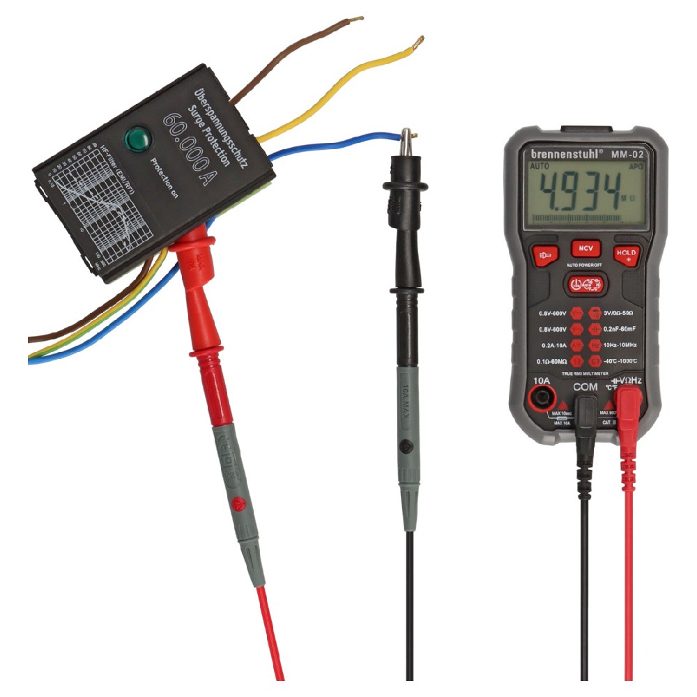 ดิจิตอลมัลติมิเตอร์ Brennenstuhl 1291900010 Multimeter MM 02