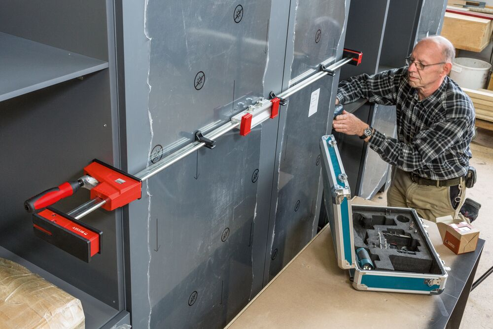 แคลมป์จับชิ้นงาน BESSEY KRE80 2K K Body REVO ขนาด 800 mm 