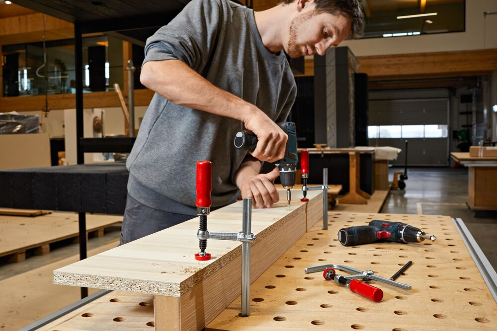 แคลมป์ยึดโต๊ะ BESSEY GTR12 Table Clamp ขนาด 120 มม 