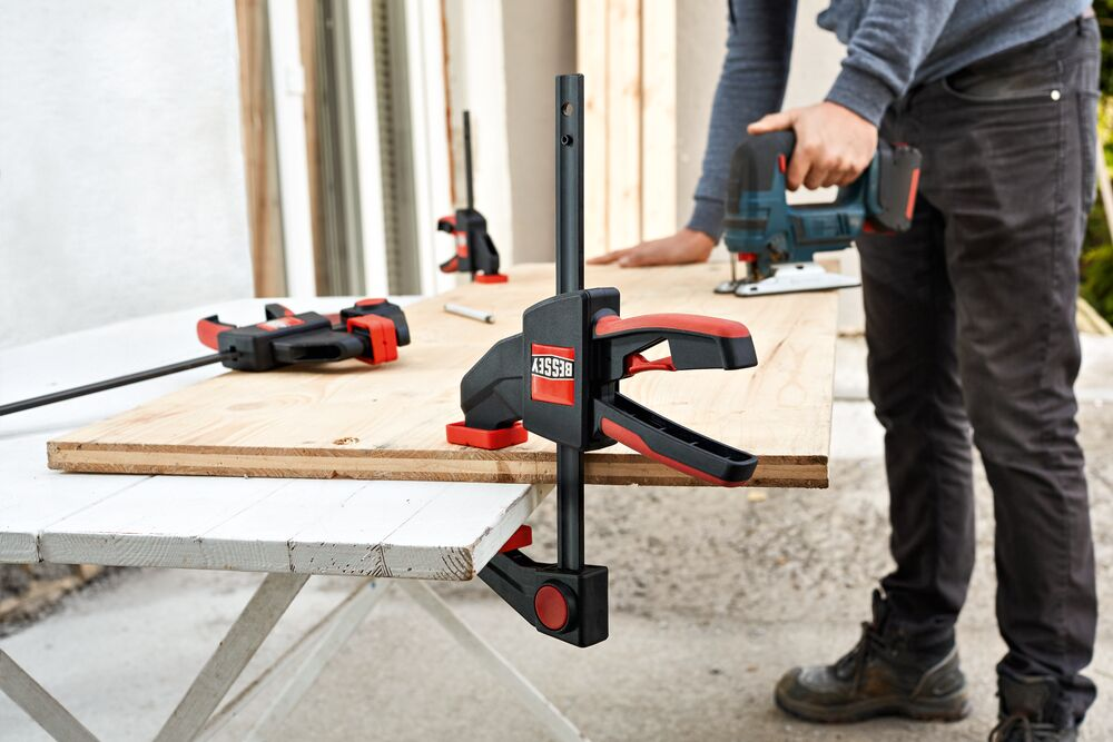 แคลมป์จับชิ้นงาน BESSEY EZL60 8 One Handed Clamp ขนาด 600 มม 