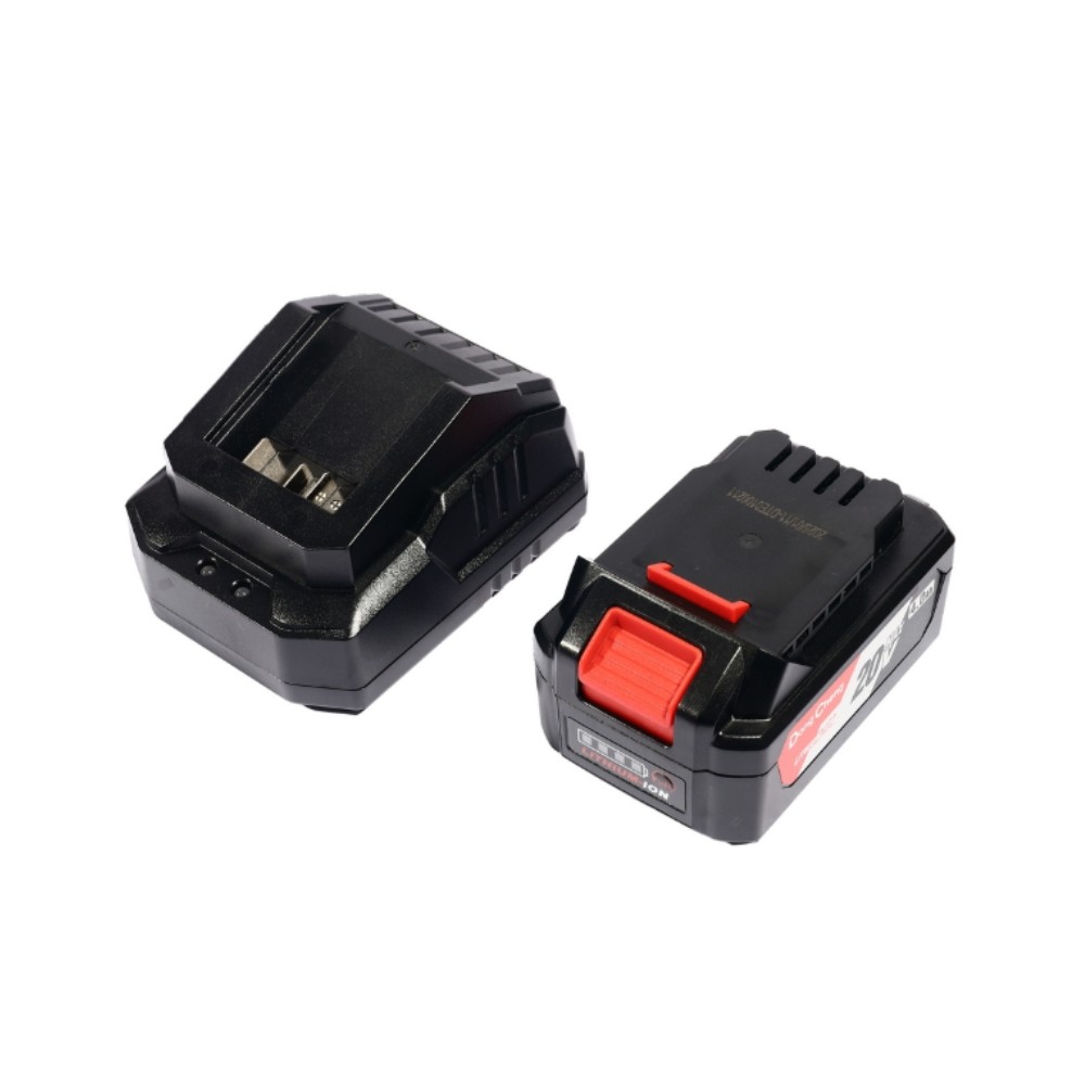 เลื่อยชักไร้สาย DONG CHENG DCJF22 DM ขนาด 8 นิ้ว 20V  BL Motor พร้อมแบตเตอรี่ 4 0Ah x  1 ก้อน     แท่นชาร์จ