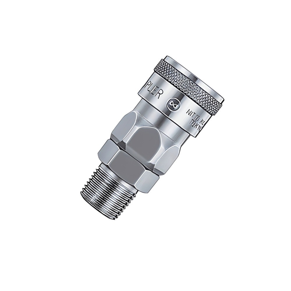 ข้อต่อคอปเปอร์สายลมเหล็ก NITTO KOHKI 40SM STEEL NBR ขนาด 1 2 นิ้ว ทนแรงดันสูง
