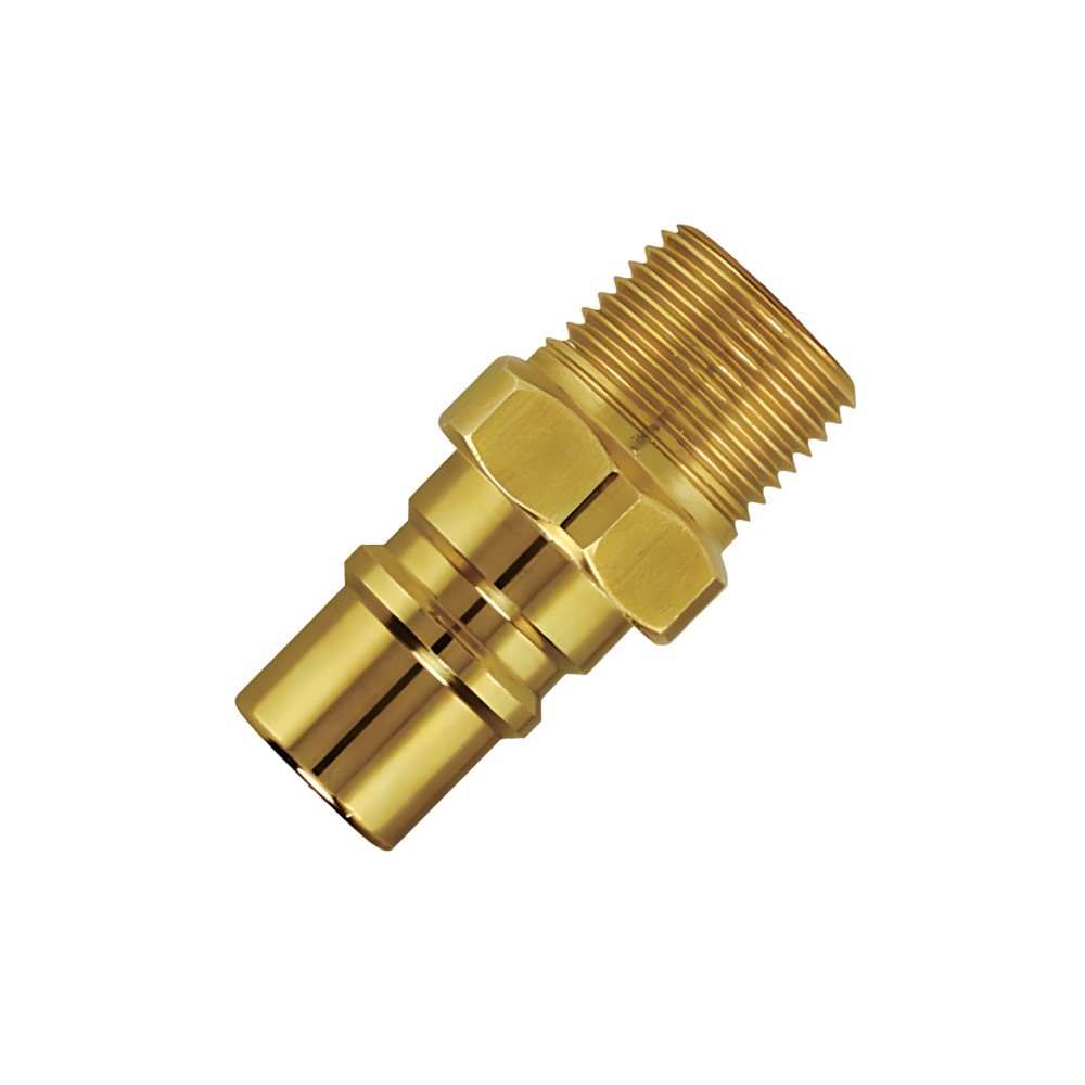 ข้อต่อแม่พิมพ์ทองเหลือง NITTO KOHKI K4 04PM ไหลสูงสำหรับเกลียว Rc1 2