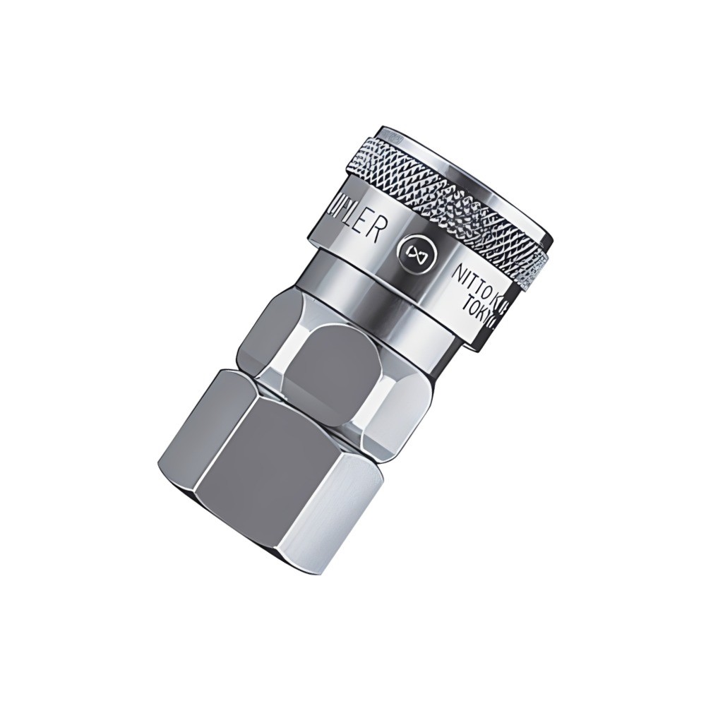ข้อต่อคอปเปอร์เหล็กกล้า NITTO KOHKI 30SF STEEL NBR เกลียวตัวผู้ R3 8 ทนทานสูง