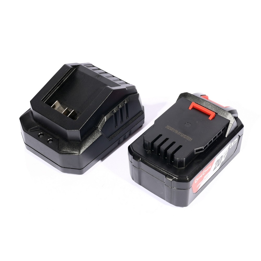 สว่านกระแทกไร้สาย DONG CHENG DCJZ03 13 DM 20V BL Motor 120 Nm  พร้อมแบต 4 0Ah x  1 ก้อน     แท่นชาร์จ
