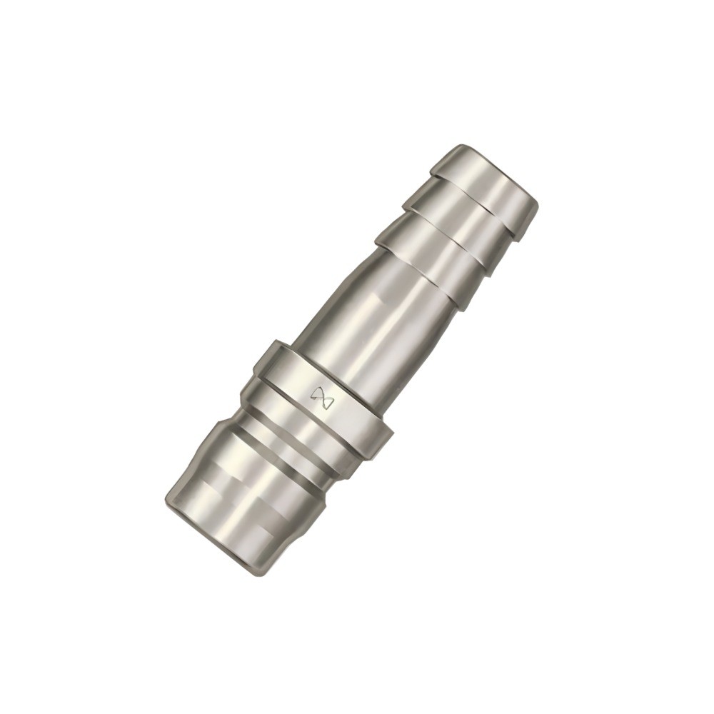 ข้อต่อคอปเปอร์สายลมเหล็กกล้า NITTO KOHKI 2TPH STEEL แบบไม่มีวาล์ว ขนาด 1 4 นิ้ว