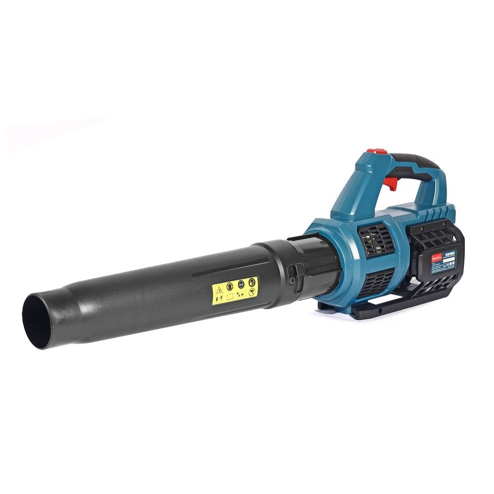 เครื่องเป่าใบไม้ไร้สาย DONG CHENG DCQF20091 DM 20V  BL Motor พร้อมแบตเตอรี่ 4 0Ah x  1 ก้อน     แท่นชาร์จ