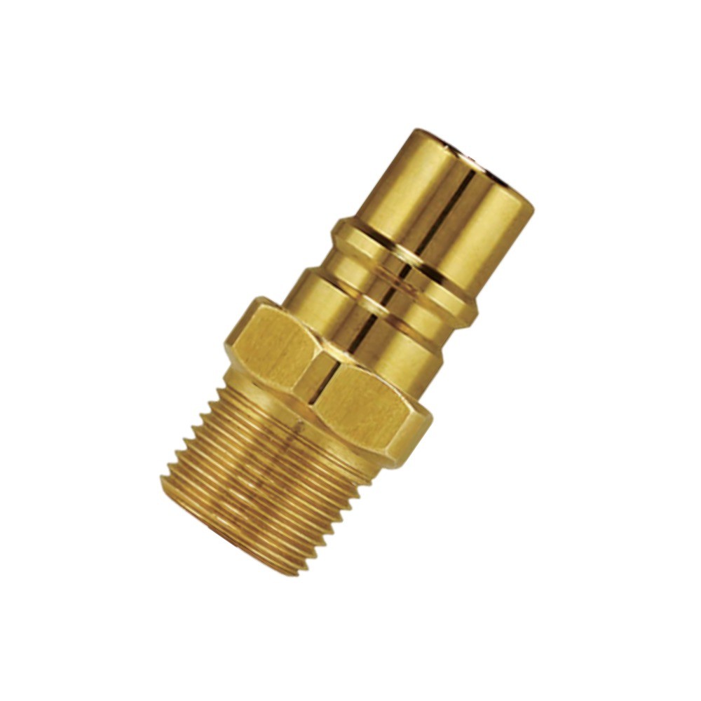 ข้อต่อสวมเร็วลมทองเหลือง NITTO KOHKI K3 02PM BRASS ชนิดไหลสูงเกลียวตัวผู้