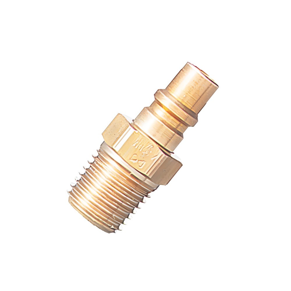 ข้อต่อแม่พิมพ์ทองเหลือง NITTO KOHKI K 03PM ขนาดเกลียว Rc3 8 สำหรับสายยางหล่อเย็น