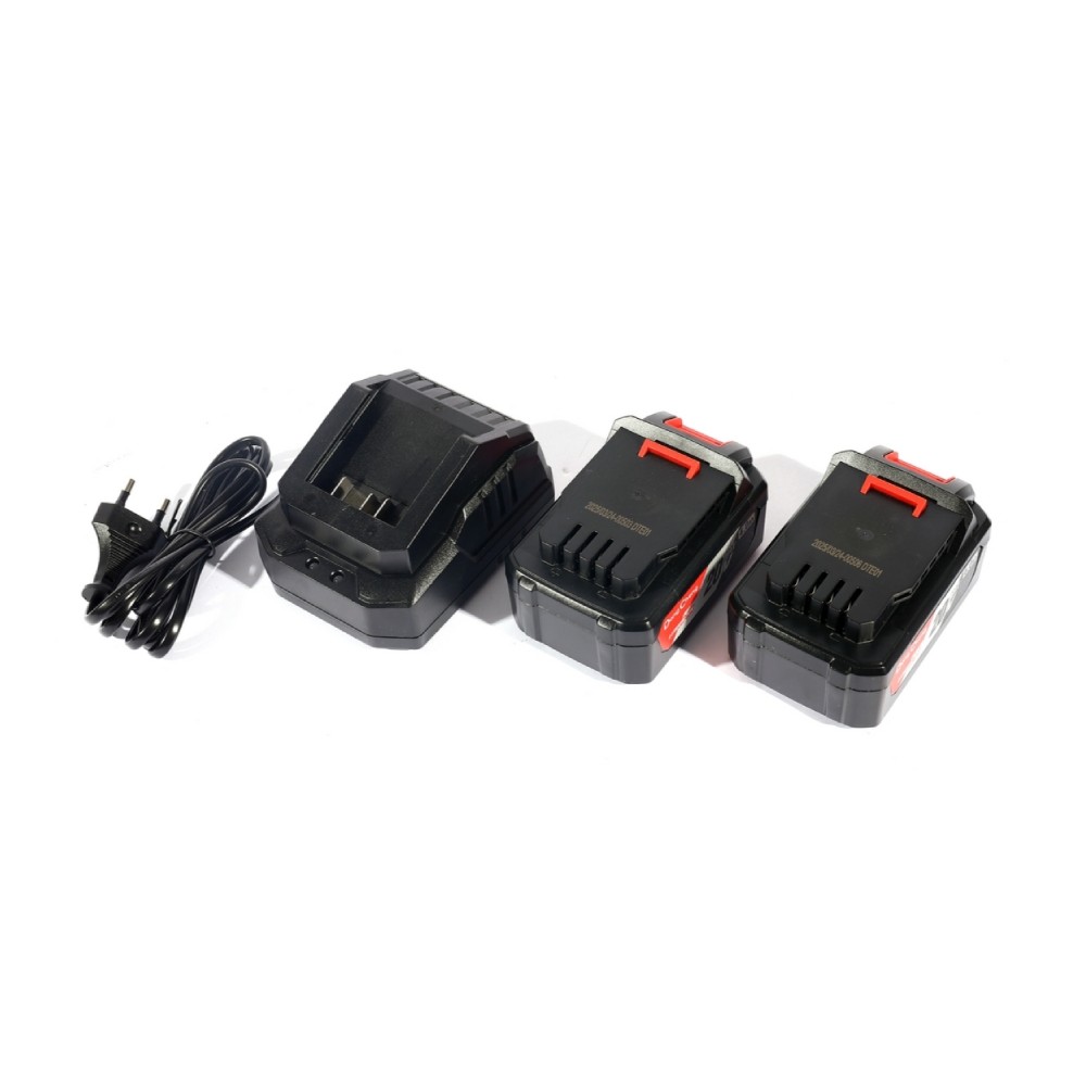 สว่านกระแทกไร้สาย DONG CHENG DCJZ20160I EM 20V  BL Motor 160 Nm  พร้อมแบตเตอรี่ 4 0Ah x  2 ก้อน     แท่นชาร์จ