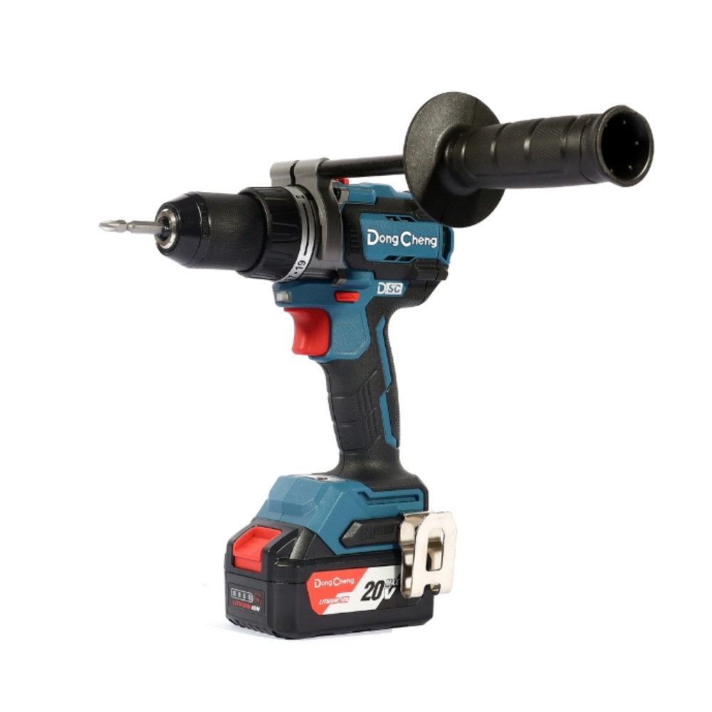 สว่านกระแทกไร้สาย DONG CHENG DCJZ20160I EM 20V  BL Motor 160 Nm  พร้อมแบตเตอรี่ 4 0Ah x  2 ก้อน     แท่นชาร์จ