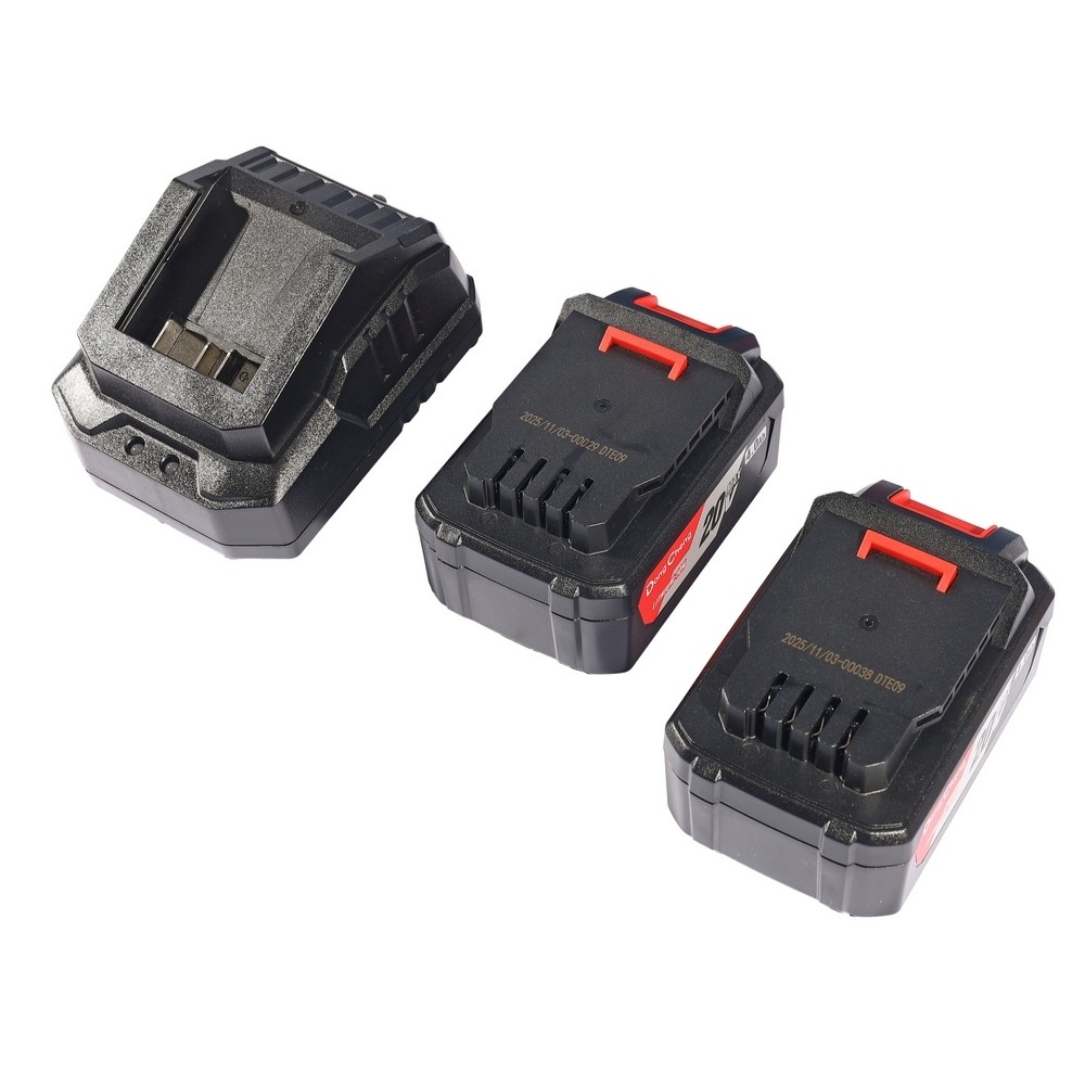 เลื่อยชักไร้สาย DONG CHENG DCJF32 EM 20V  BL Motor พร้อมแบตเตอรี่ 4 0Ah x  2 ก้อน     แท่นชาร์จ