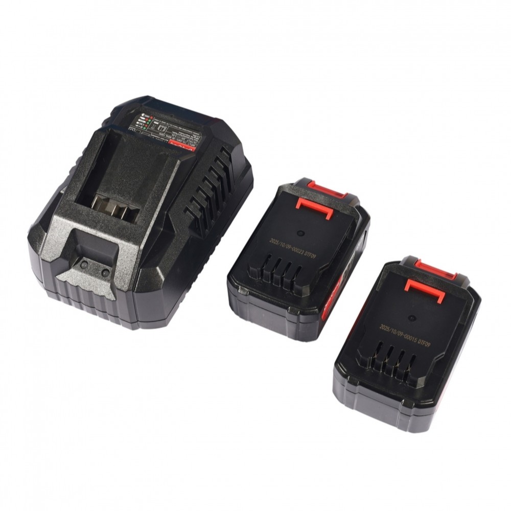 บล็อกกระแทกไร้สาย DONG CHENG DCPB968 FK ขนาด 1 2 นิ้ว 20V BL Motor 968 Nm  พร้อมแบตเตอรี่ 5 0Ah x  2 ก้อน     แท่นชาร์จ