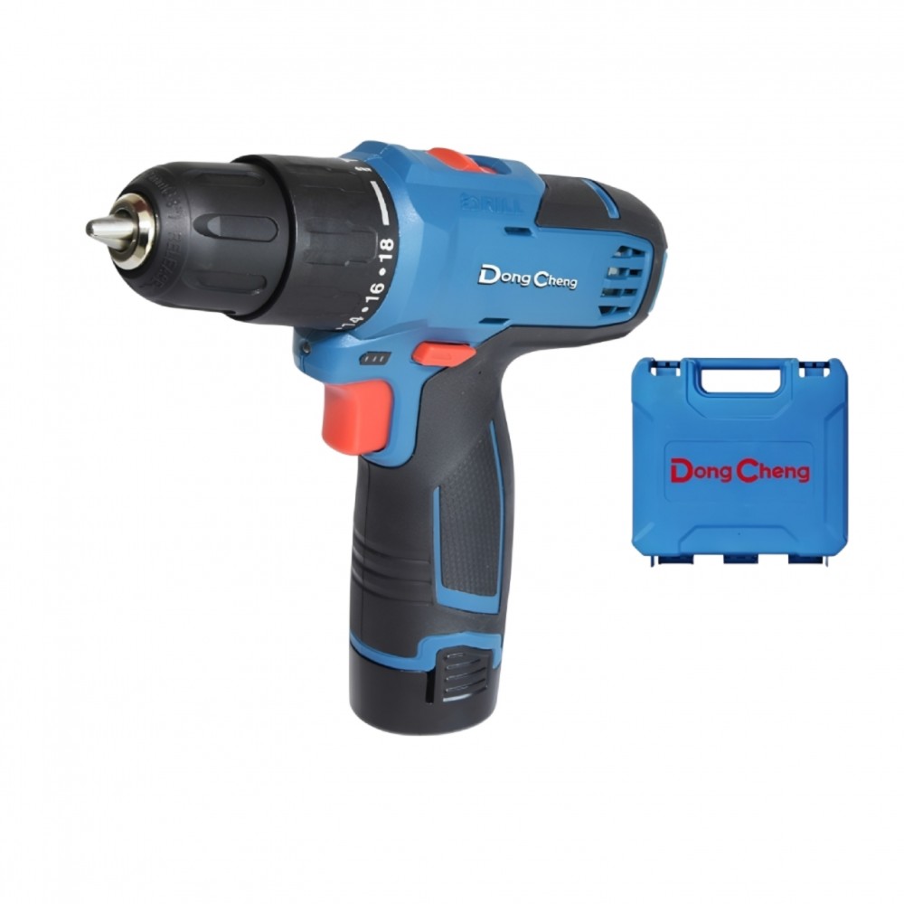 สว่านกระแทกไร้สาย DONG CHENG DCJZ1202I XX 12V  พร้อมกล่องพลาสติก  ตัวเปล่า 