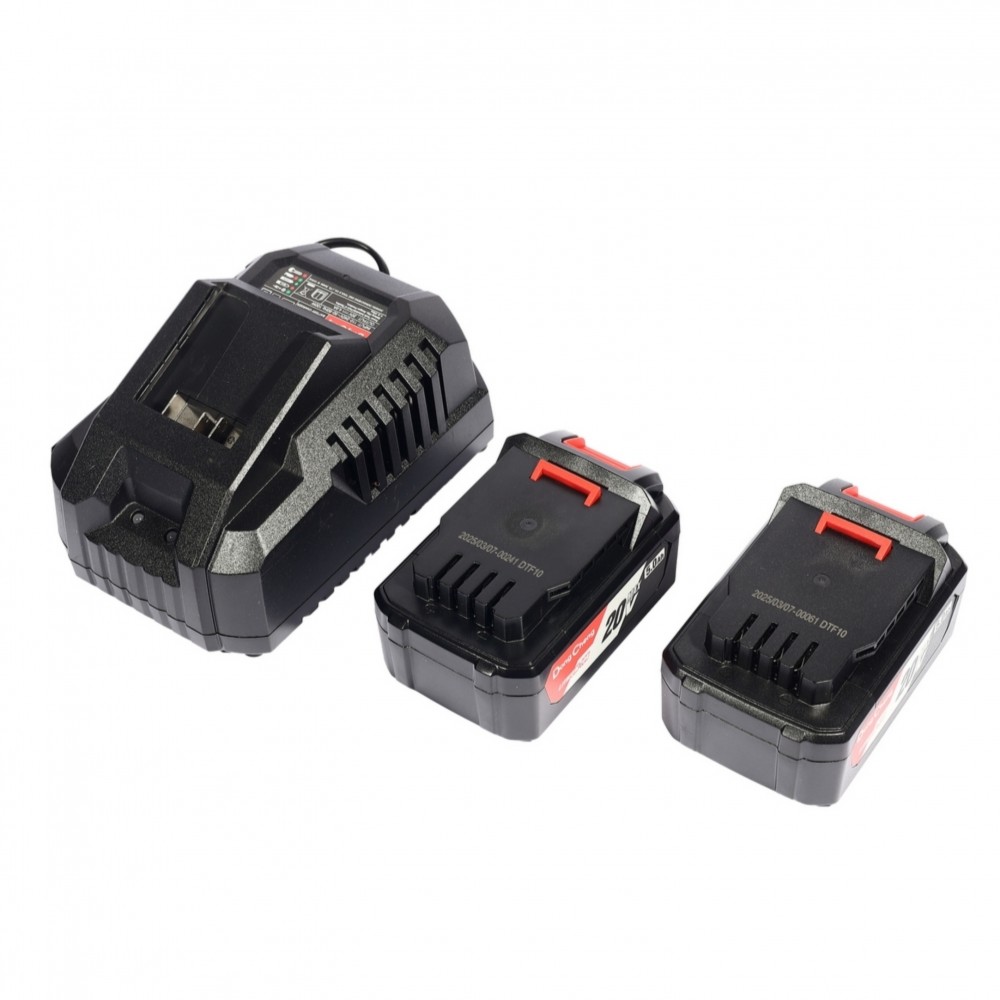 บล็อกกระแทกไร้สาย DONG CHENG DCPB1288 FK ขนาด 3 4 นิ้ว 20V  BL Motor 1288 Nm  พร้อมแบตเตอรี่ 5 0Ah x  2 ก้อน     แท่นชาร์จ