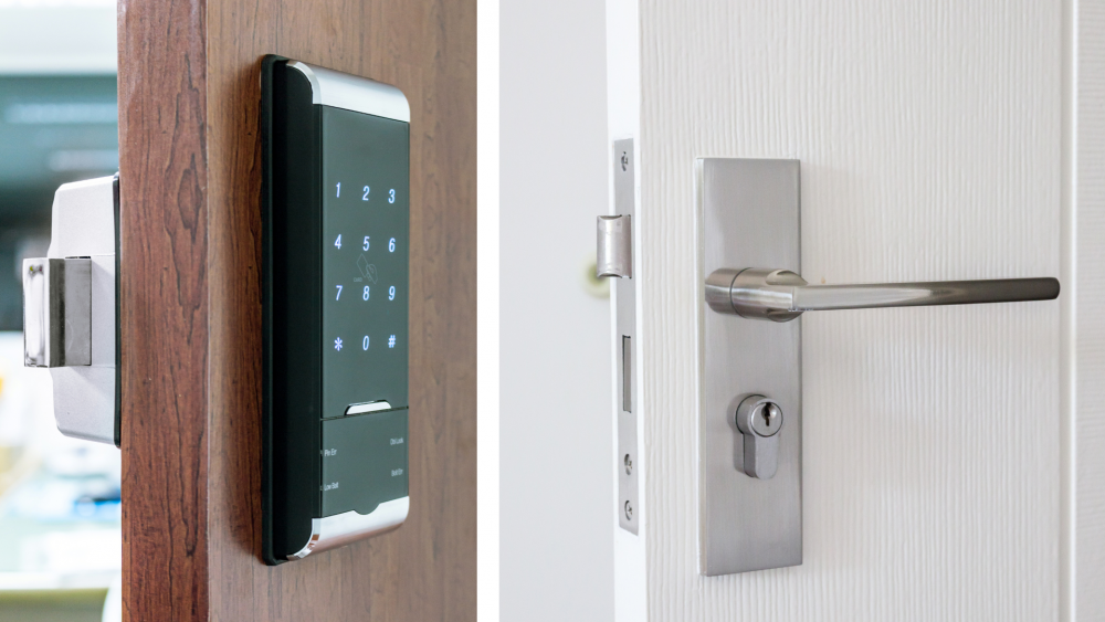 กลอนประตูดิจิตอลแบบ Mortise กับ Rim Lock ต่างกันยังไง