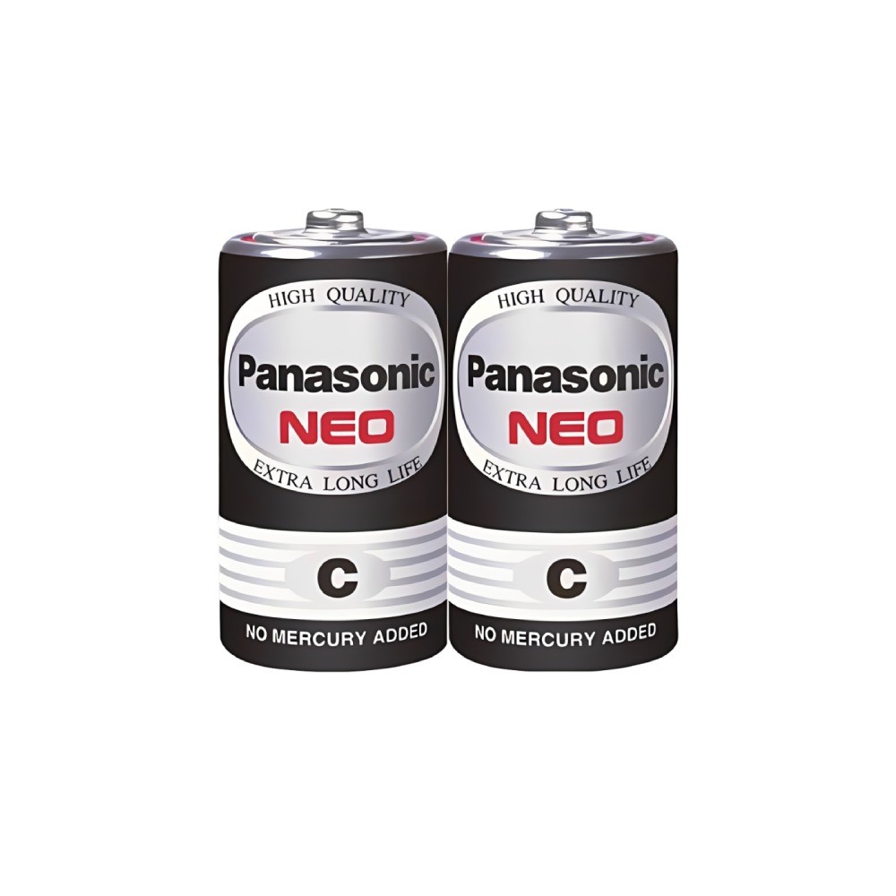 ถ่านแมงกานีส PANASONIC R14NT 2SL ขนาดกลางแพ็คคู่