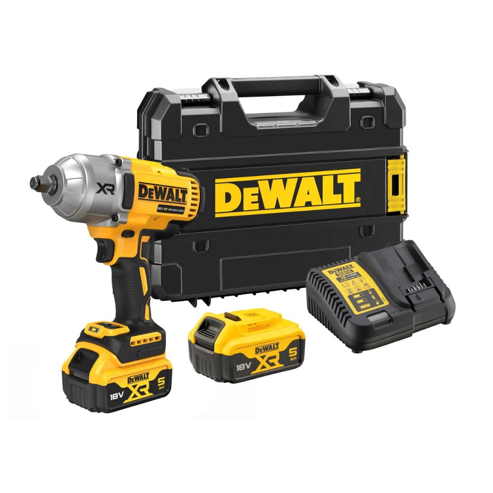 บล็อกกระแทกไร้สาย Dewalt DCF900P2T B1 ขนาดแกน 1 2 นิ้ว แรงบิดสูงสุด1396 Nm  20V 